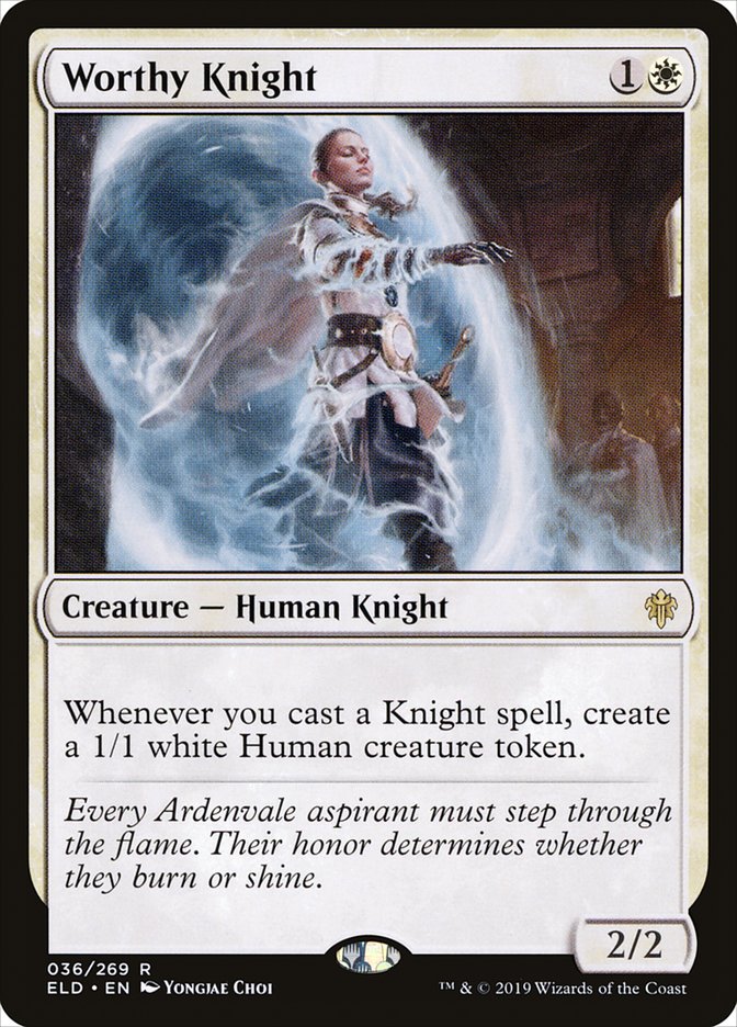 Worthy Knight [Throne of Eldraine] | Clutch Gaming