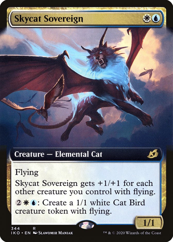 Skycat Sovereign (Extended Art) [Ikoria: Lair of Behemoths] | Clutch Gaming