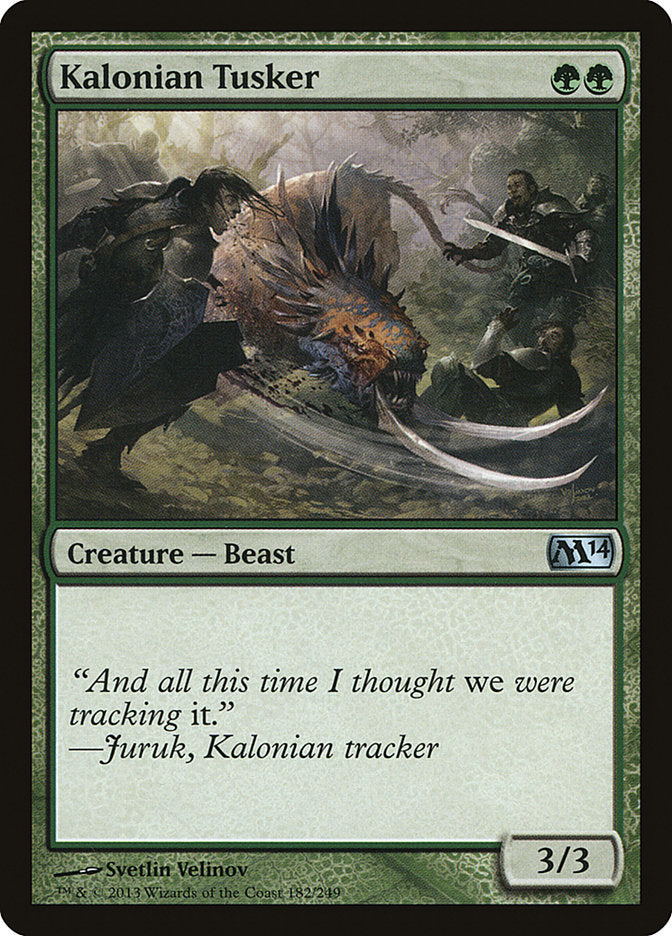 Kalonian Tusker [Magic 2014] | Clutch Gaming