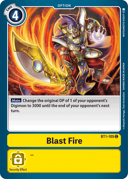 Blast Fire [BT1-105] [Release Special Booster Ver.1.0] | Clutch Gaming