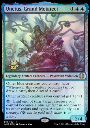 Unctus, Grand Metatect [Phyrexia: All Will Be One Prerelease Promos] | Clutch Gaming