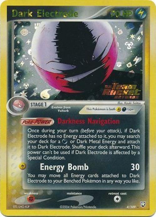 Dark Electrode (4/109) (Stamped) [EX: Team Rocket Returns] | Clutch Gaming