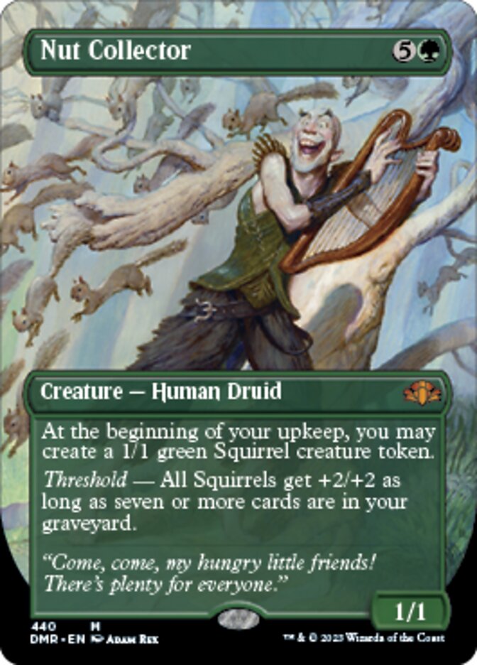 Nut Collector (Borderless Alternate Art) [Dominaria Remastered] | Clutch Gaming