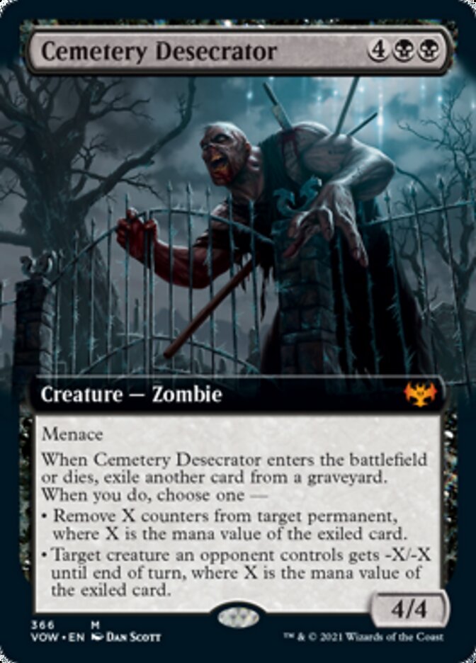 Cemetery Desecrator (Extended Art) [Innistrad: Crimson Vow] | Clutch Gaming