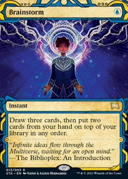 Brainstorm (Foil Etched) [Strixhaven: School of Mages Mystical Archive] | Clutch Gaming