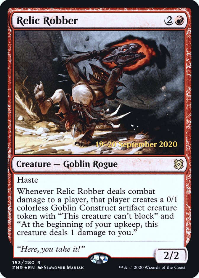 Relic Robber [Zendikar Rising Prerelease Promos] | Clutch Gaming