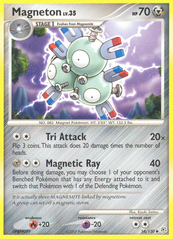 Magneton (54/130) [Diamond & Pearl: Base Set] | Clutch Gaming