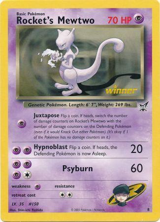 Rocket's Mewtwo (8) (Jumbo Card) [Best of Promos] | Clutch Gaming