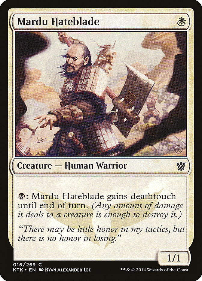 Mardu Hateblade [Khans of Tarkir] | Clutch Gaming