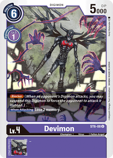 Devimon [ST6-08] [Starter Deck: Venomous Violet] | Clutch Gaming