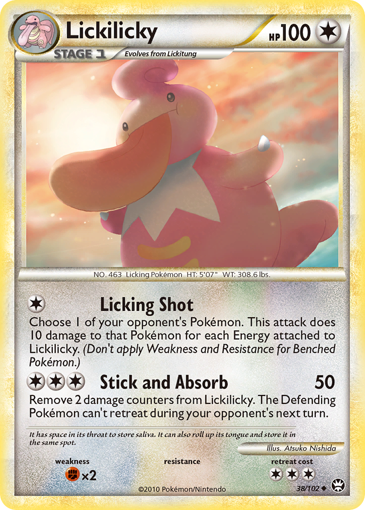 Lickilicky (38/102) [HeartGold & SoulSilver: Triumphant] | Clutch Gaming