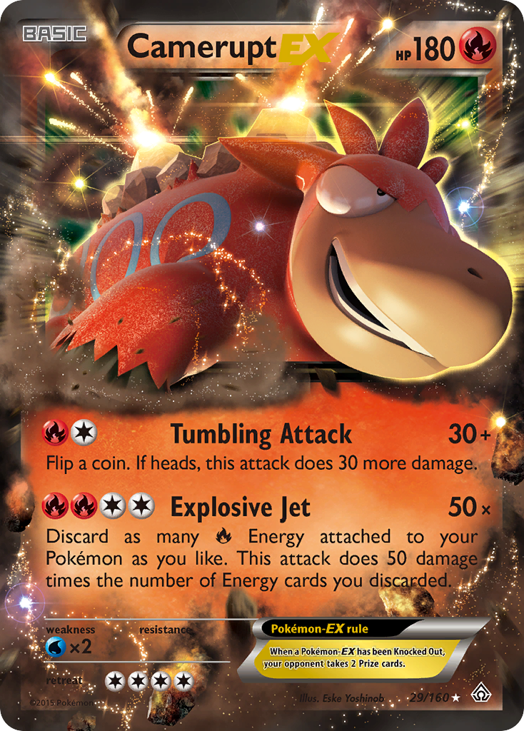 Camerupt EX (29/160) [XY: Primal Clash] | Clutch Gaming