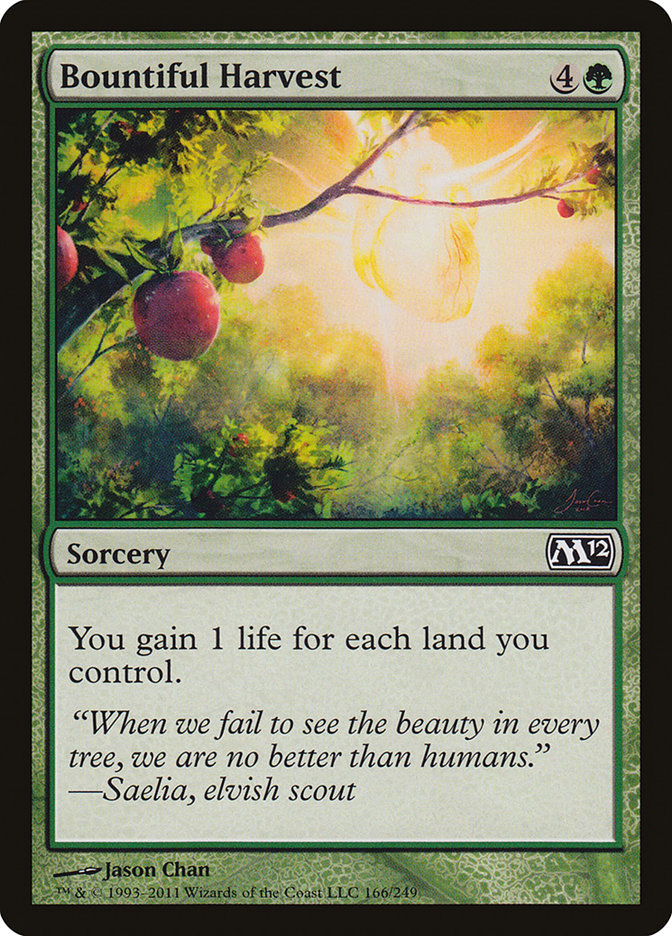 Bountiful Harvest [Magic 2012] | Clutch Gaming