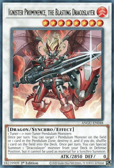 Ignister Prominence, the Blasting Dracoslayer (Rare) [ANGU-EN048] Rare | Clutch Gaming