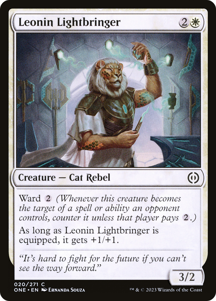 Leonin Lightbringer [Phyrexia: All Will Be One] | Clutch Gaming