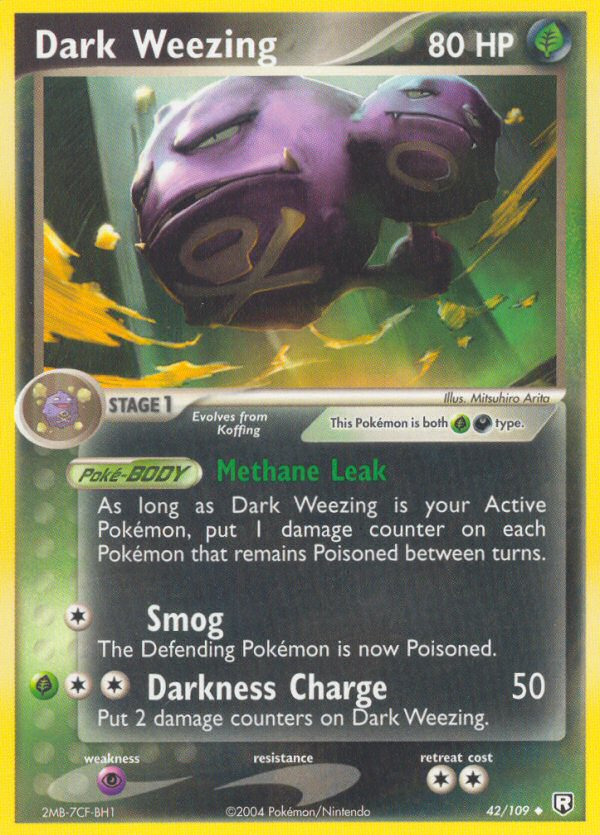 Dark Weezing (42/109) [EX: Team Rocket Returns] | Clutch Gaming