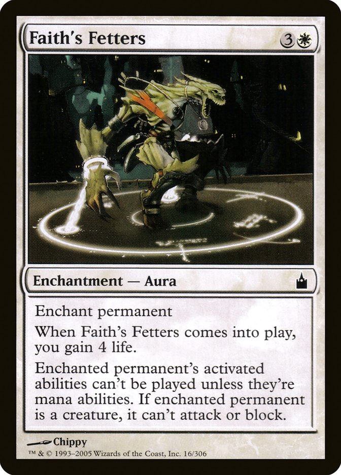 Faith's Fetters [Ravnica: City of Guilds] | Clutch Gaming