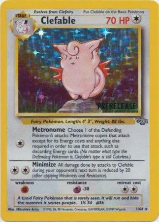 Clefable (1/64) (Prerelease Promo) [Jungle Unlimited] | Clutch Gaming