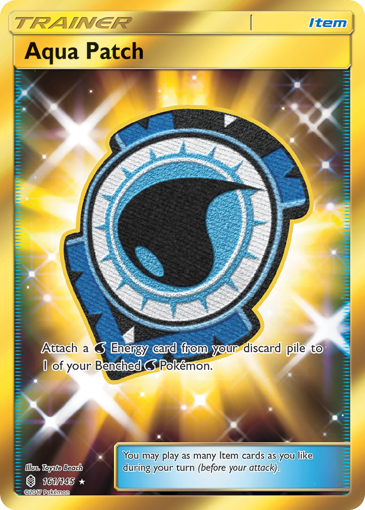 Aqua Patch (161/145) [Sun & Moon: Guardians Rising] | Clutch Gaming