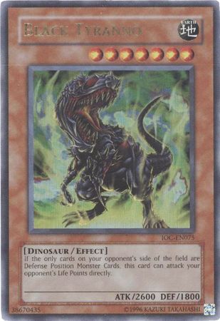 Black Tyranno [IOC-EN075] Ultra Rare | Clutch Gaming