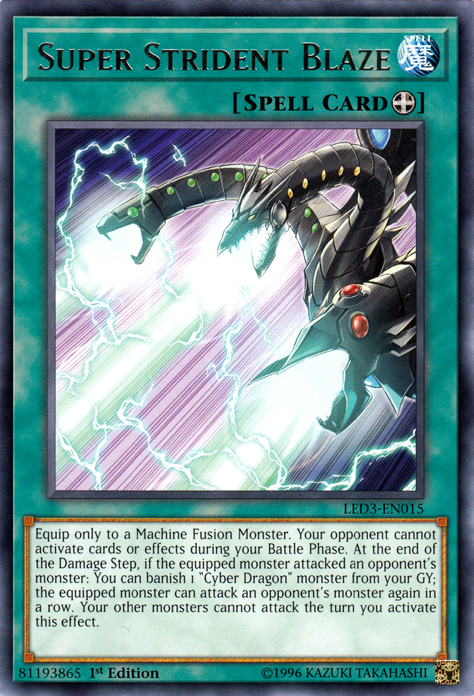 Super Strident Blaze [LED3-EN015] Rare | Clutch Gaming