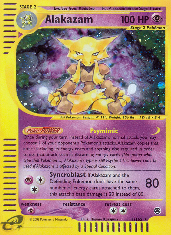 Alakazam (1/165) [Expedition: Base Set] | Clutch Gaming