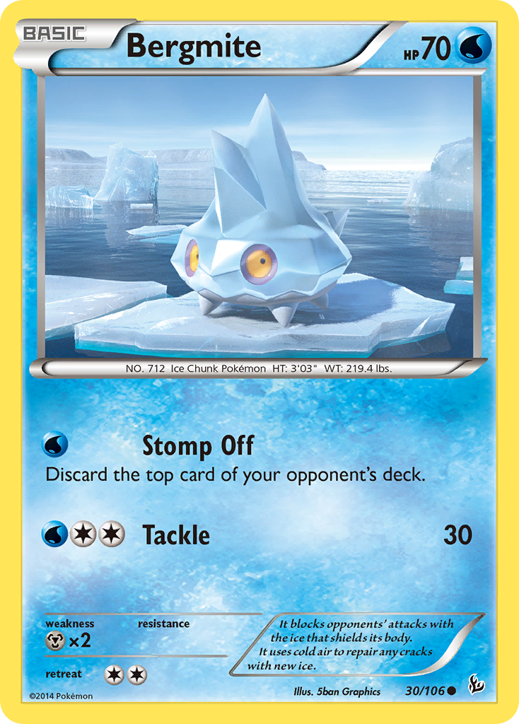 Bergmite (30/106) [XY: Flashfire] | Clutch Gaming