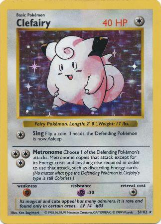 Clefairy (5/102) [Base Set Shadowless Unlimited] | Clutch Gaming