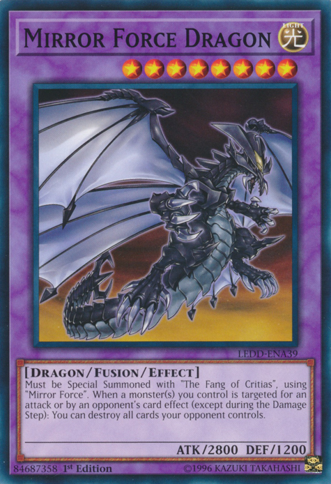 Mirror Force Dragon [LEDD-ENA39] Common | Clutch Gaming