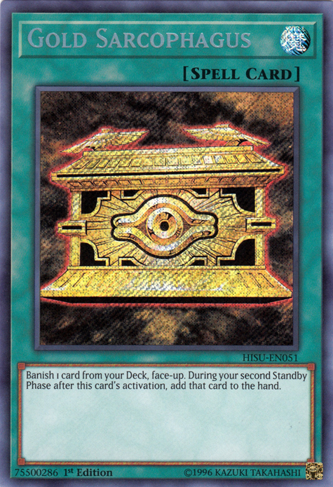 Gold Sarcophagus [HISU-EN051] Secret Rare | Clutch Gaming