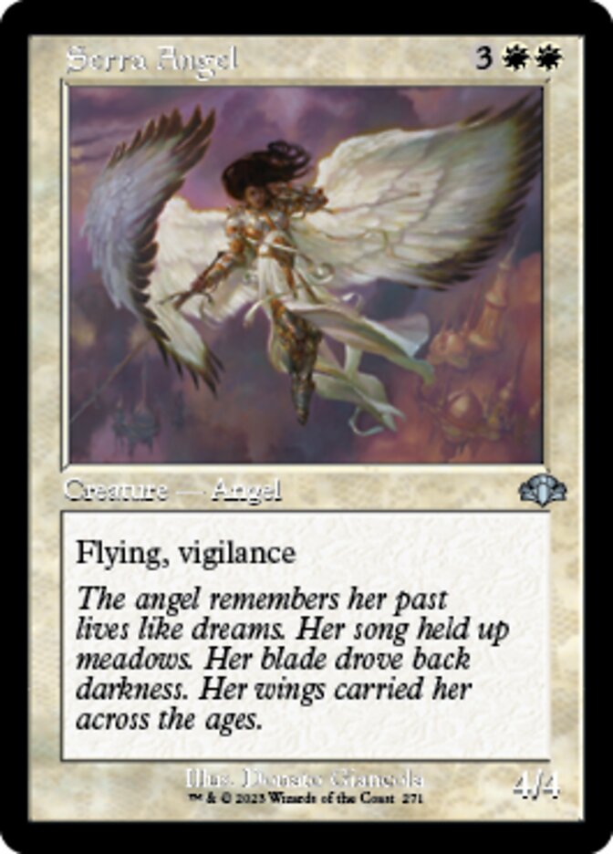 Serra Angel (Retro) [Dominaria Remastered] | Clutch Gaming