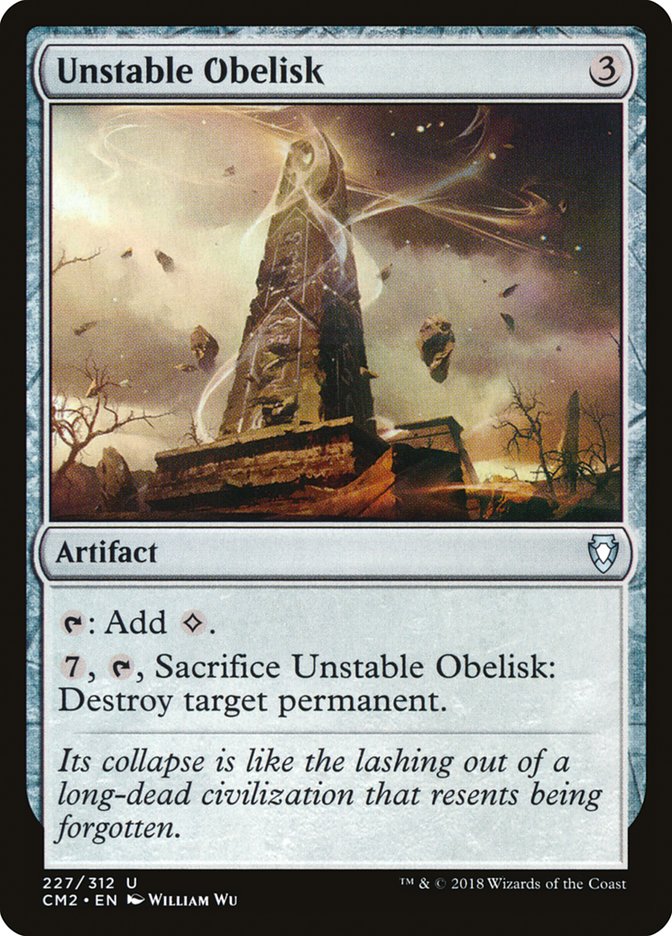 Unstable Obelisk [Commander Anthology Volume II] | Clutch Gaming