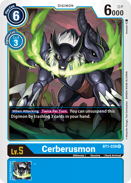 Cerberusmon [BT1-039] [Release Special Booster Ver.1.0] | Clutch Gaming