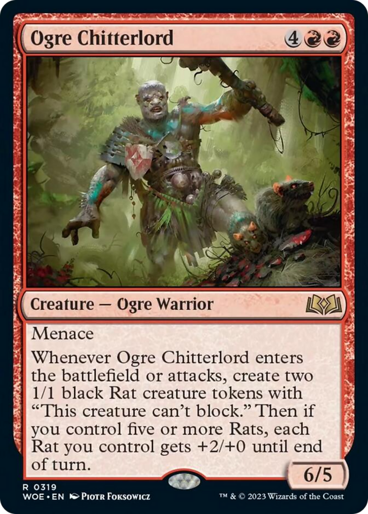 Ogre Chitterlord [Wilds of Eldraine] | Clutch Gaming