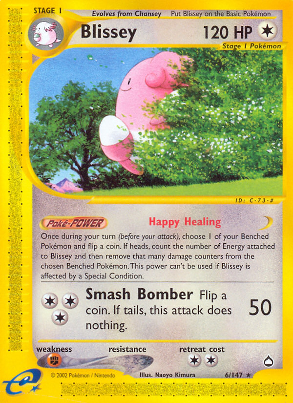 Blissey (6/147) [Aquapolis] | Clutch Gaming