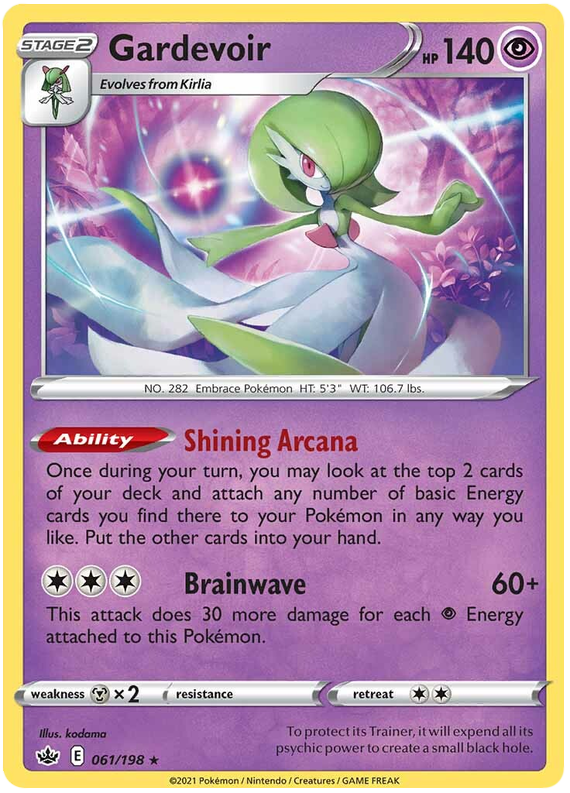 Gardevoir (061/198) (Theme Deck Exclusive) [Sword & Shield: Chilling Reign] | Clutch Gaming