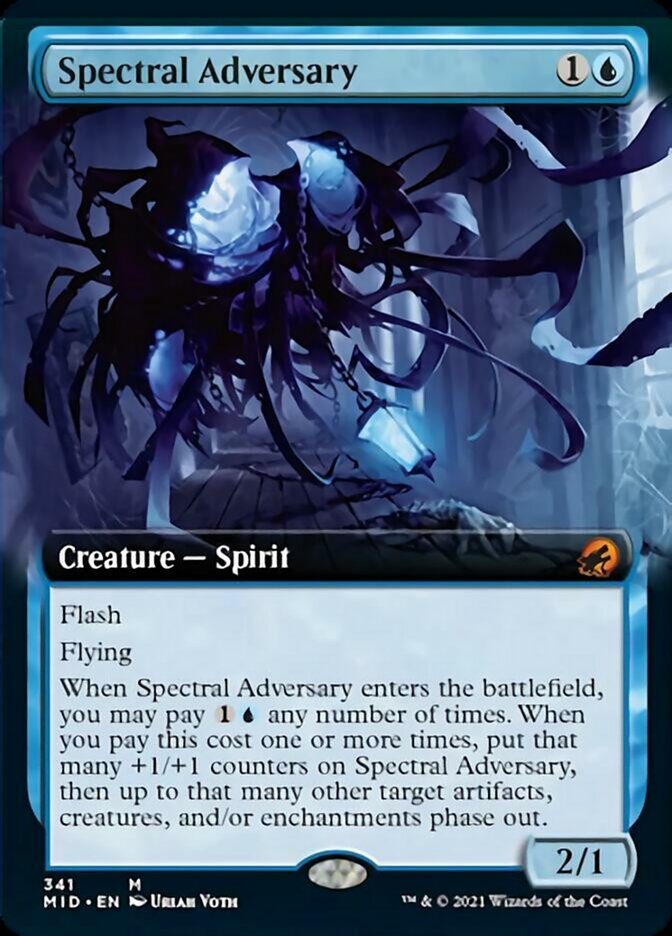 Spectral Adversary (Extended Art) [Innistrad: Midnight Hunt] | Clutch Gaming