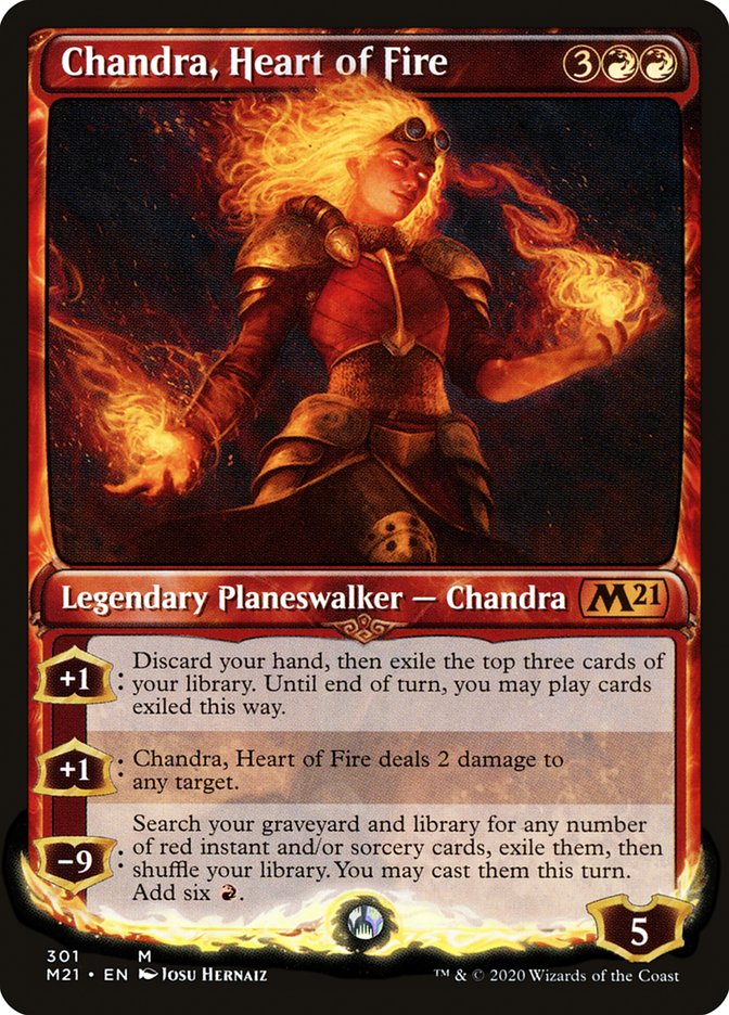 Chandra, Heart of Fire (Showcase) [Core Set 2021] | Clutch Gaming