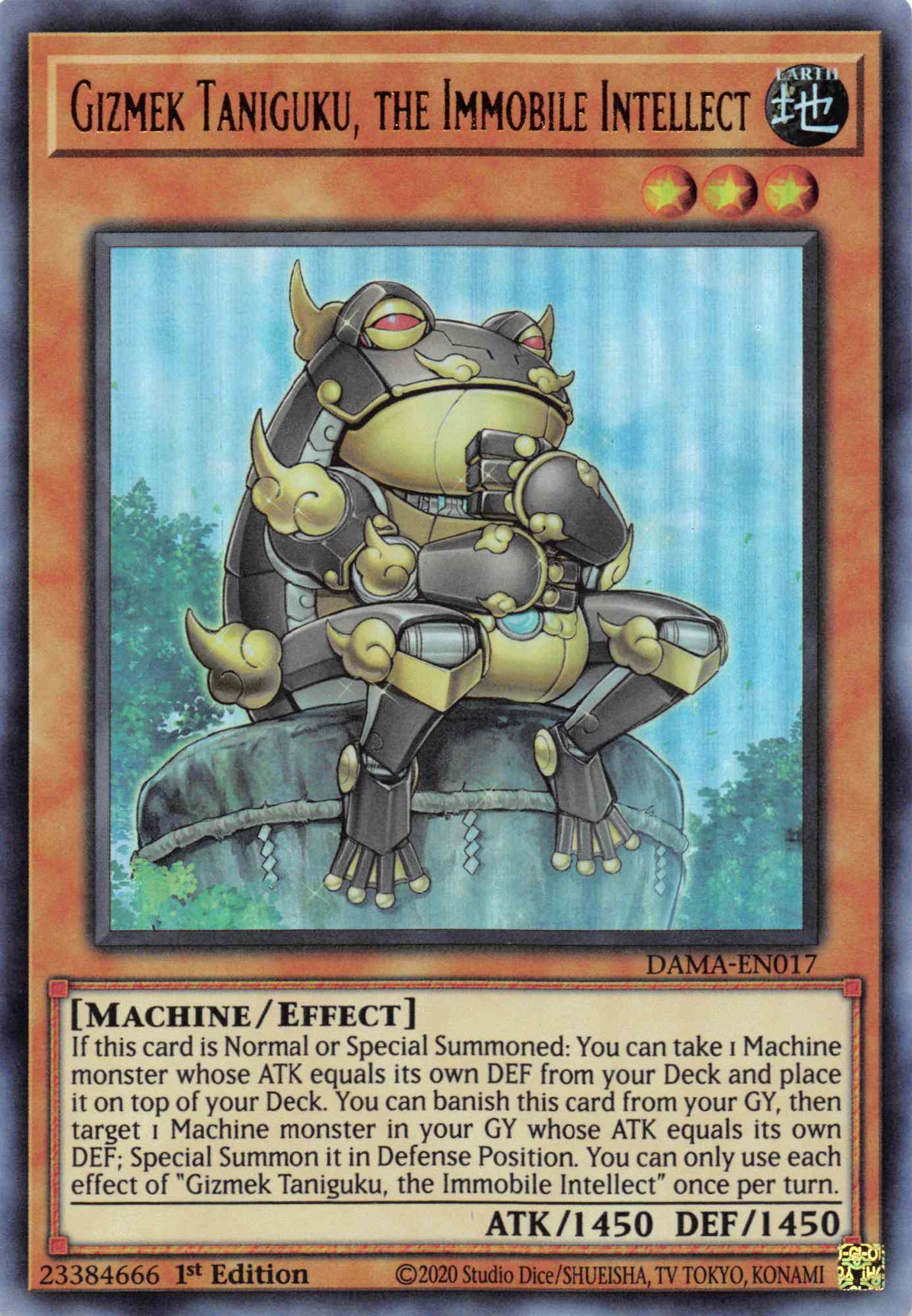 Gizmek Taniguku, the Immobile Intellect [DAMA-EN017] Ultra Rare | Clutch Gaming