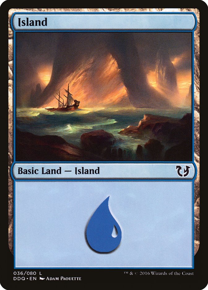 Island (36) [Duel Decks: Blessed vs. Cursed] | Clutch Gaming