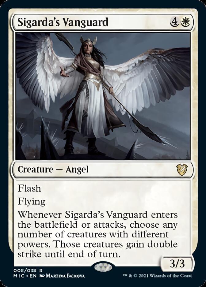 Sigarda's Vanguard [Innistrad: Midnight Hunt Commander] | Clutch Gaming