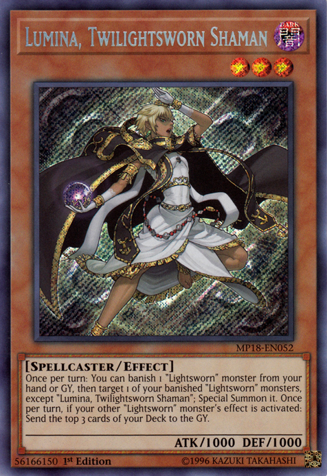 Lumina, Twilightsworn Shaman [MP18-EN052] Secret Rare | Clutch Gaming