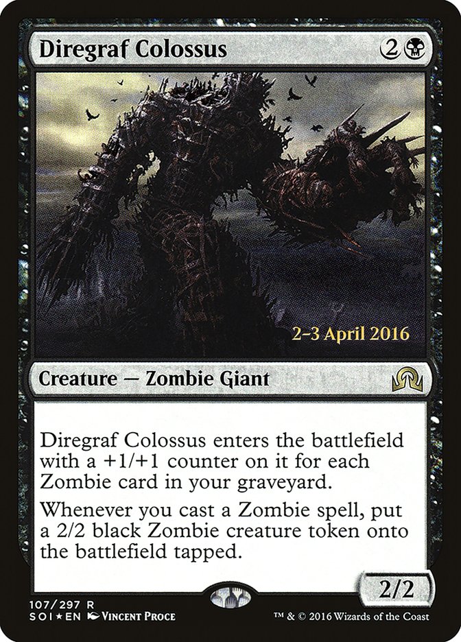 Diregraf Colossus [Shadows over Innistrad Prerelease Promos] | Clutch Gaming