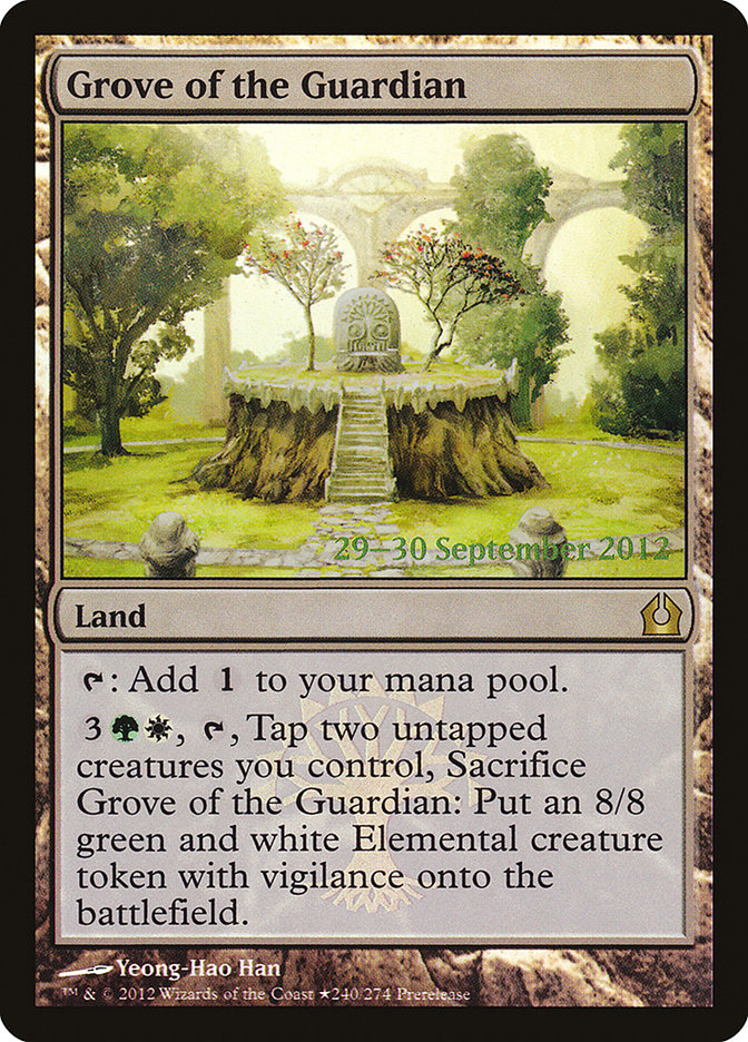 Grove of the Guardian [Return to Ravnica Prerelease Promos] | Clutch Gaming