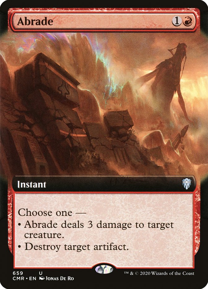 Abrade (Extended Art) [Commander Legends] | Clutch Gaming