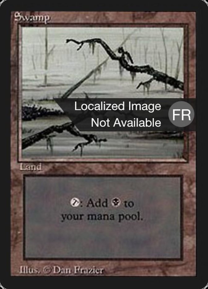 Swamp (A) [Foreign Black Border] | Clutch Gaming