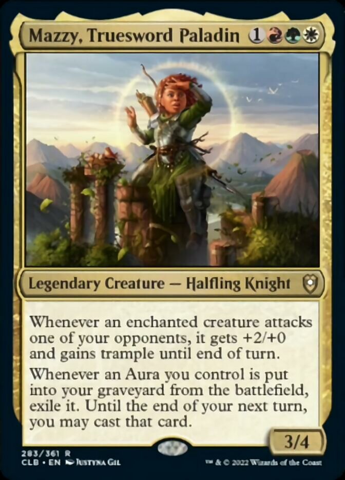 Mazzy, Truesword Paladin [Commander Legends: Battle for Baldur's Gate] | Clutch Gaming