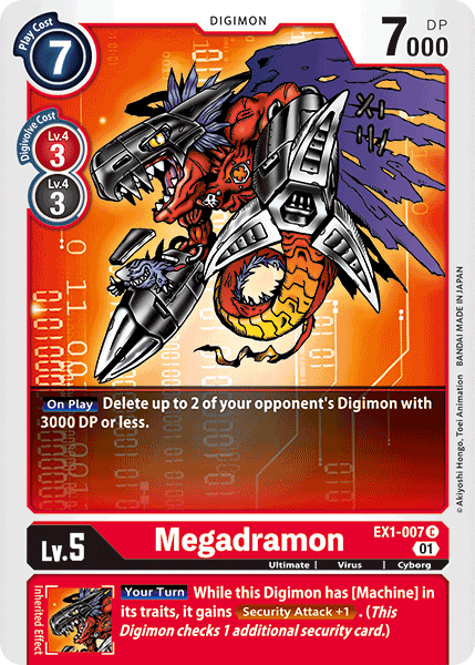 Megadramon [EX1-007] [Classic Collection] | Clutch Gaming