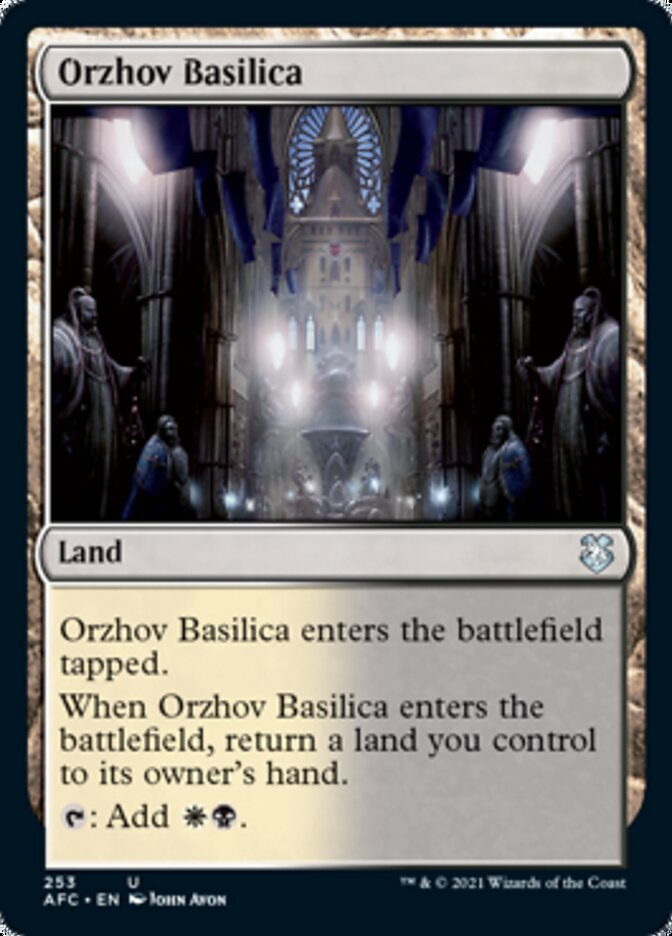 Orzhov Basilica [Dungeons & Dragons: Adventures in the Forgotten Realms Commander] | Clutch Gaming