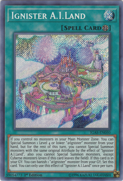 Ignister A.I.Land [IGAS-EN050] Secret Rare | Clutch Gaming